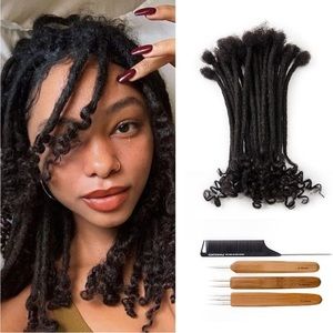 10 Inch 20 Strands, 0.6cm Width, Natural Black